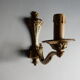 Brass wall lamp chandelier a flame