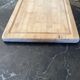 Clear wood cutting board