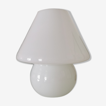 Glass mushroom lamp