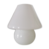 Glass mushroom lamp