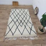 Azilal Berber rug in handmade wool 200 X 113 CM