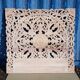Carved mango headboard