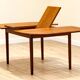 Extending dining table in teak by G Plan, 1960s