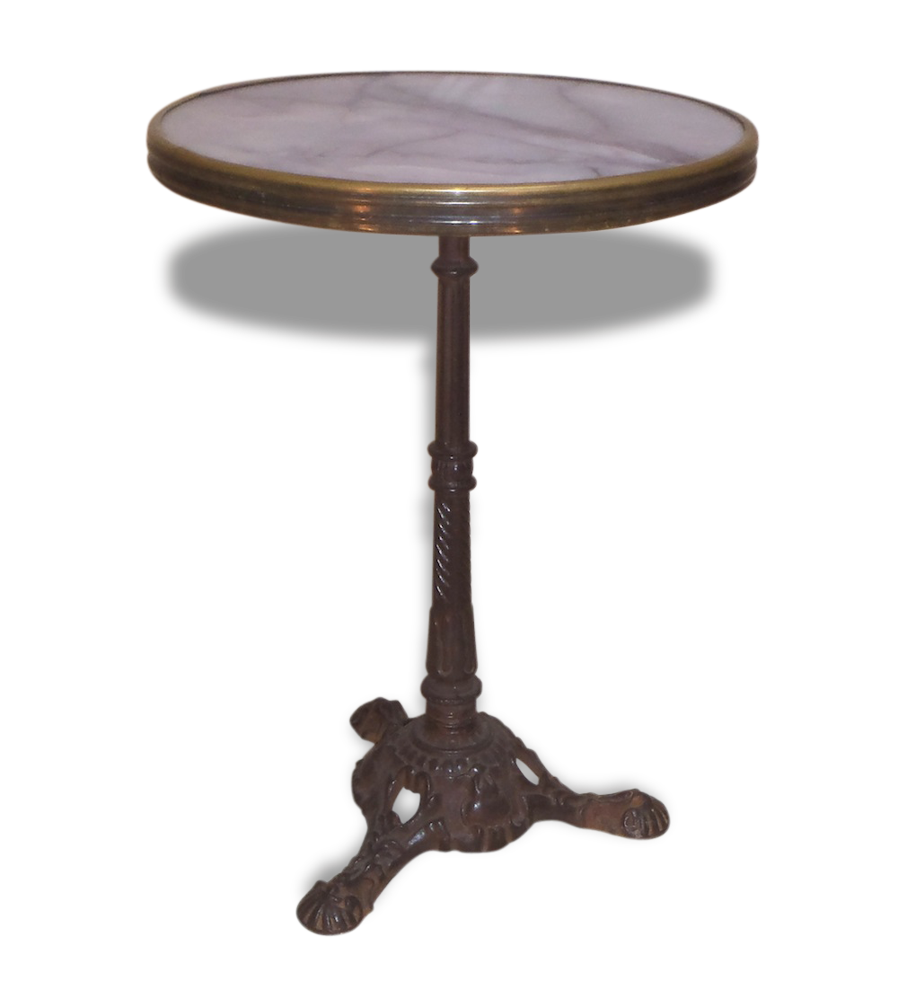 Pair of round Bistro tables