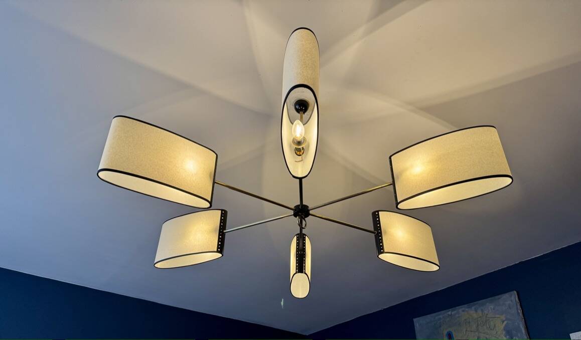 chandelier from a house in Lunel, France, 1950
