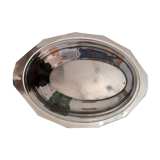 Silver metal bread basket