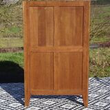 Glass library with rosewood marquetry in the Louis XV style.