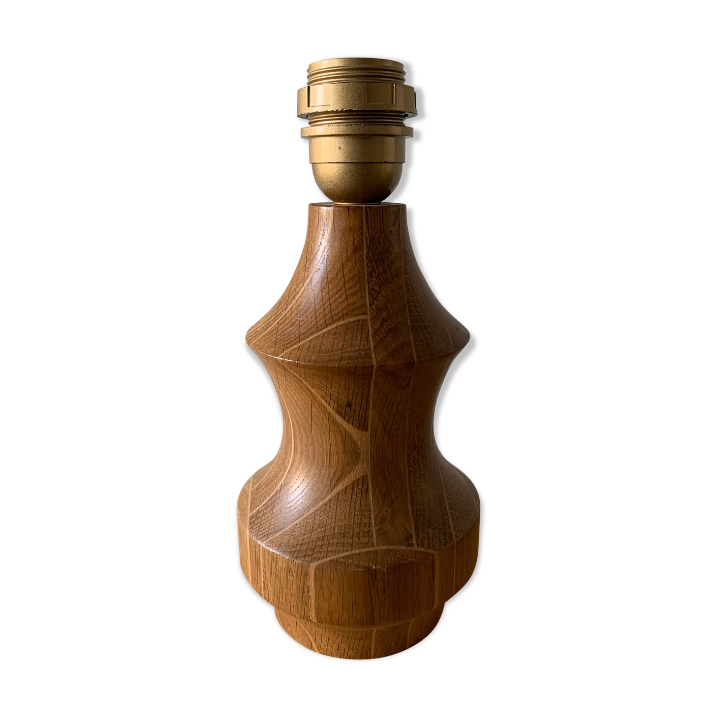 Wooden lamp foot