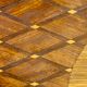 Pair of marquetry bedside tables decorated in marble façade Brèche d'Aleppo. Ref Toulouse.