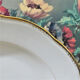 Service de table vintage blanc et or, service de table ancien
