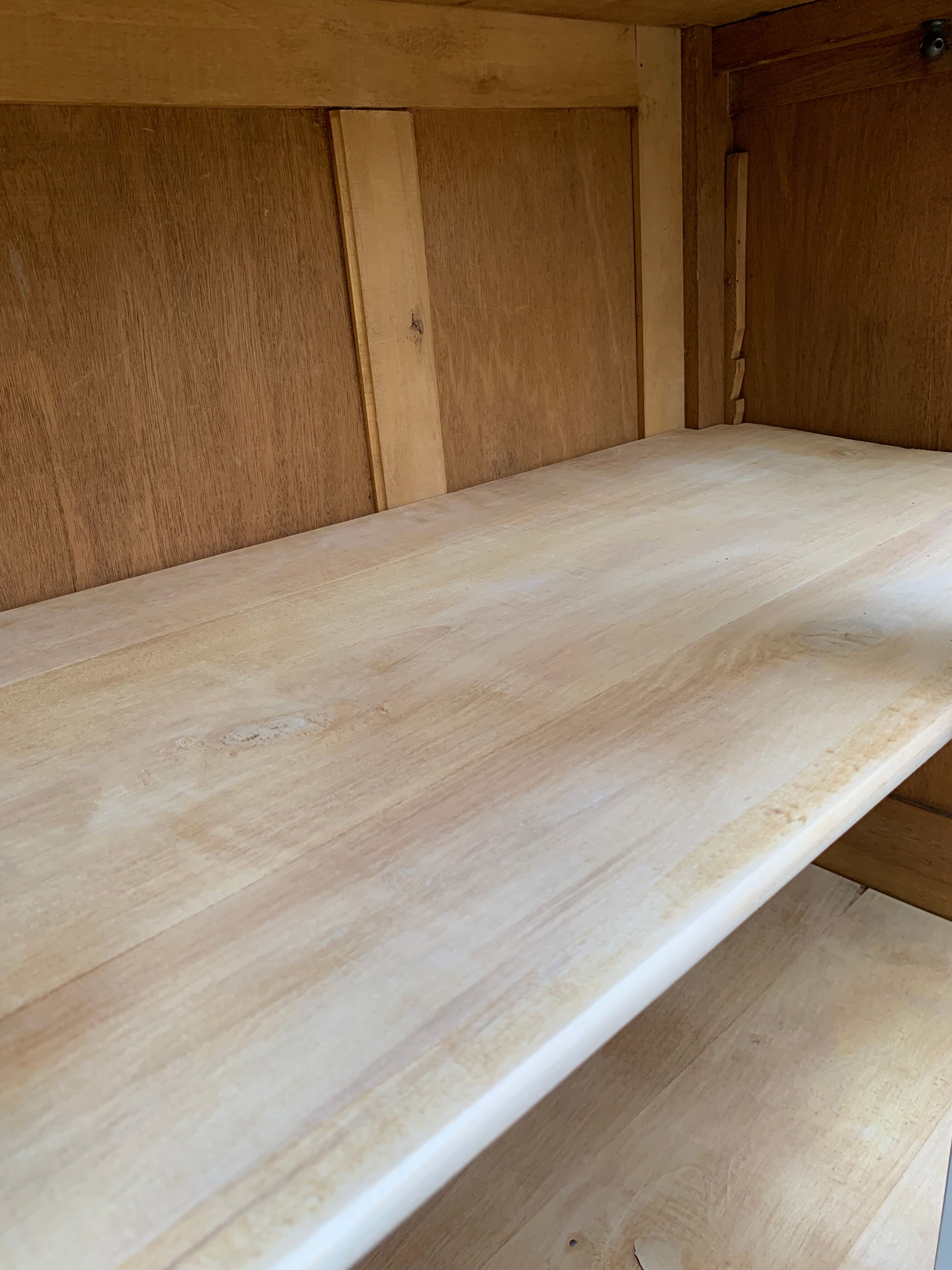 Parisian art deco wardrobe solid oak 1930