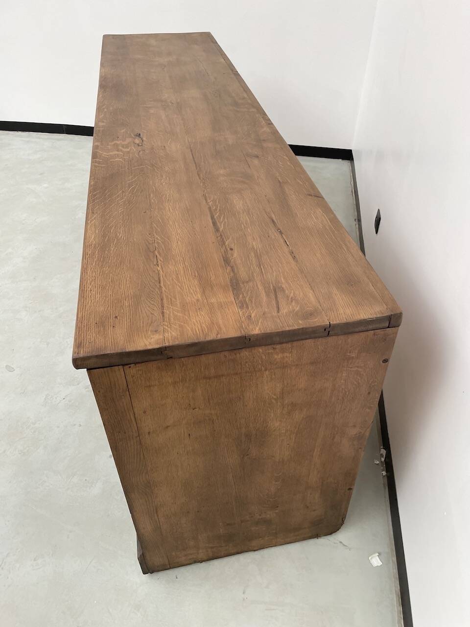 Enfilade de métier XXL chêne portes vitrées