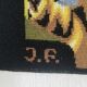 Vintage wall tapestry JC Bissery