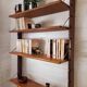 Teak shelving unit, Vintage Scandinavian 1960s