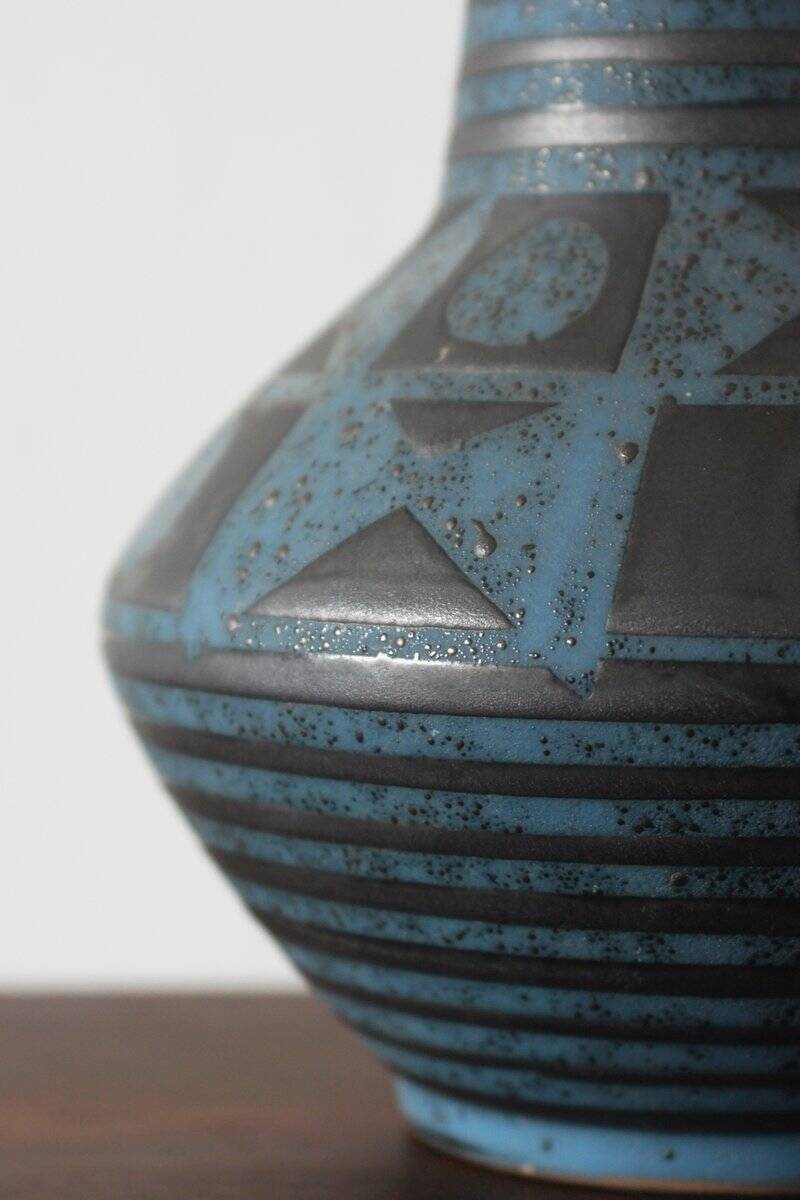 Mid-century ceramic vase decor Ankara design Helmut Scholtis from Carstens Tonnieshof