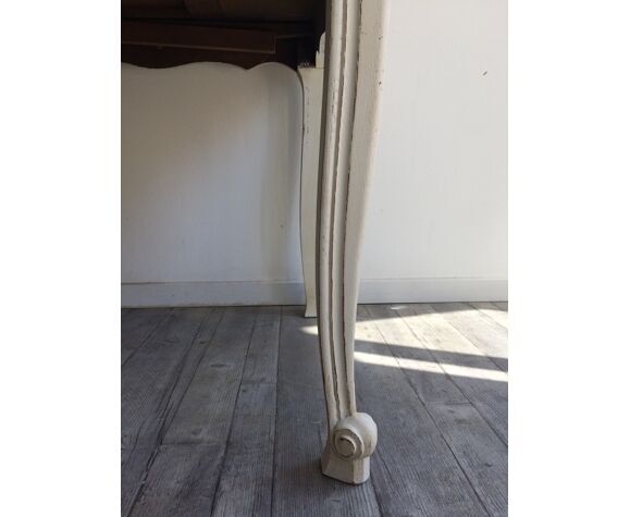 Table shabby avec rallonges