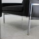 1960s Pair of Steel and Leather Armchairs by Lübke, Germany