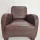 Modern Brown Leather Armchair from Musa Design, Italy, 1990s