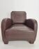 Modern Brown Leather Armchair from Musa Design, Italy, 1990s
