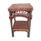 Rattan pedestal