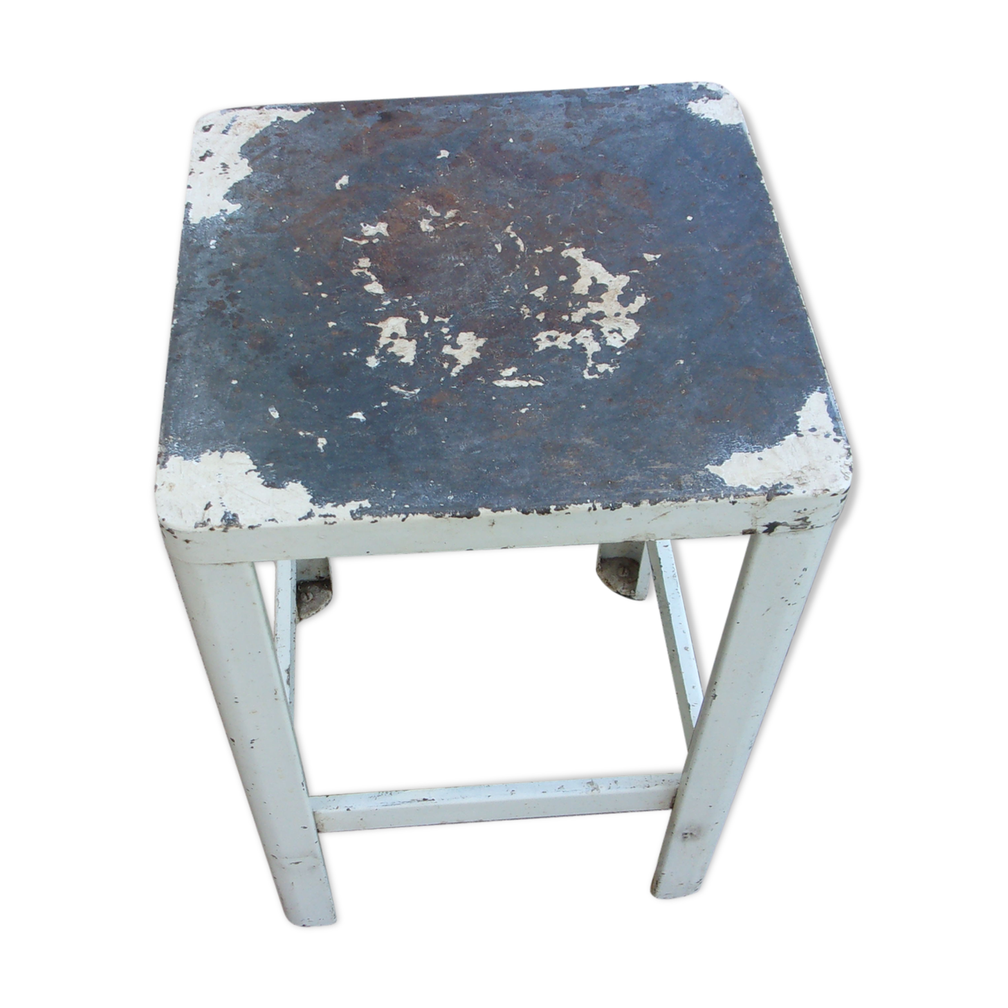 Industrial iron workshop stool 1950/1960