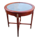Antique Louis XVI style bouillotte table with marble top