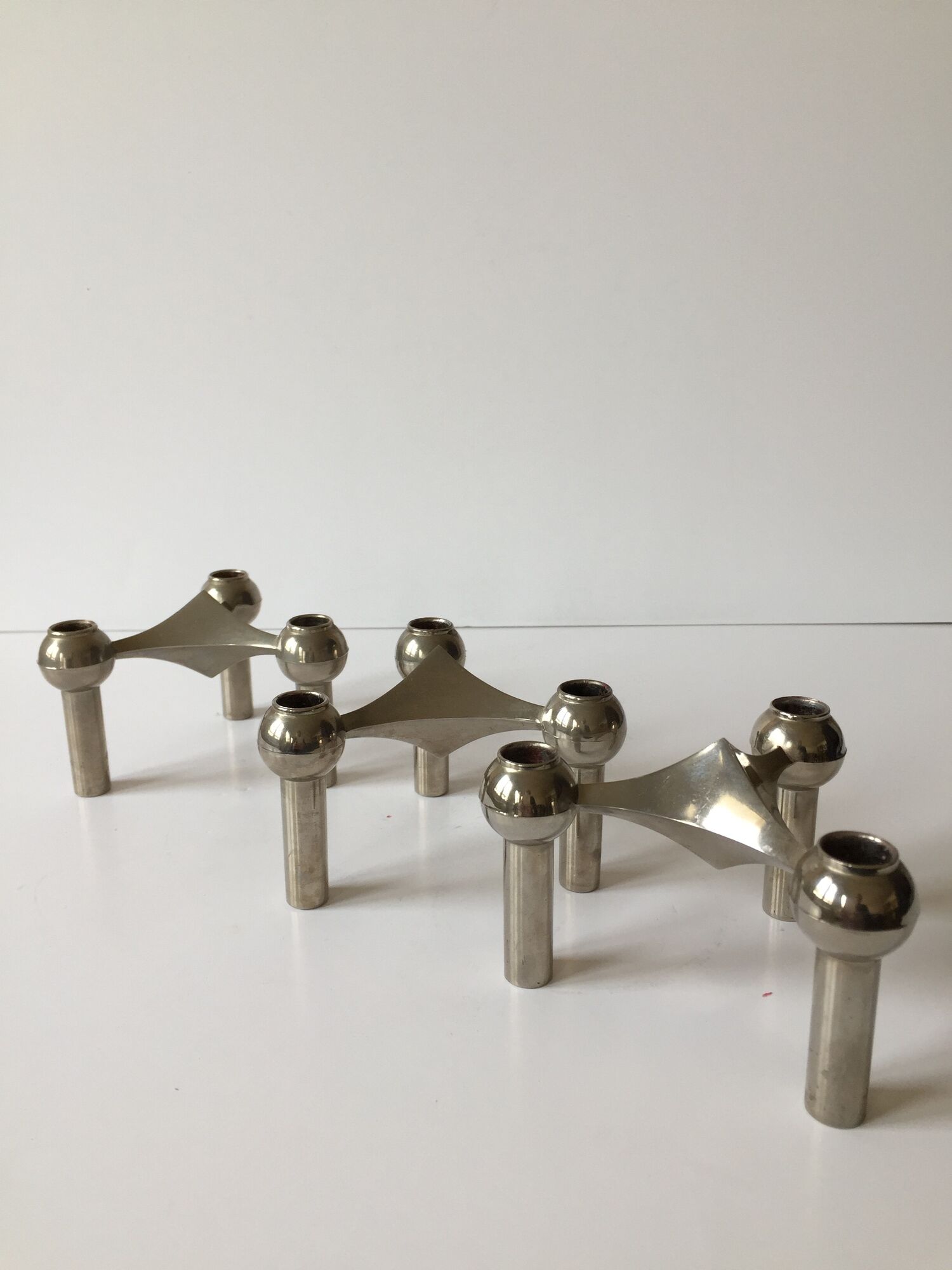 Modular candlestick of the Nagel creator of the years 1970