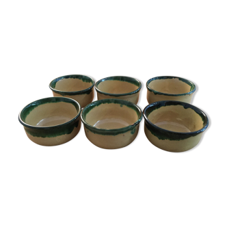 6 coupelles à dessert