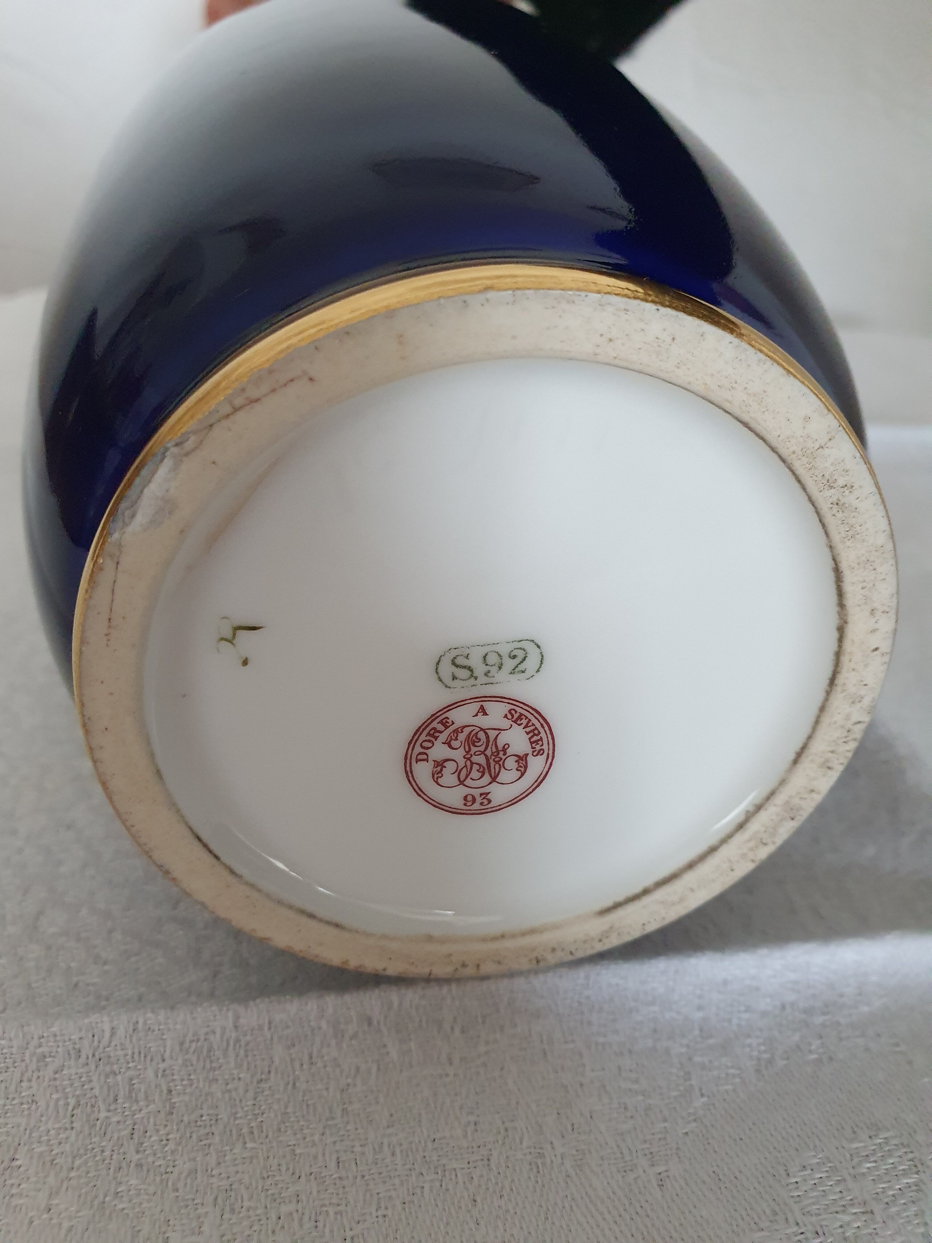 Sèvres porcelain vase