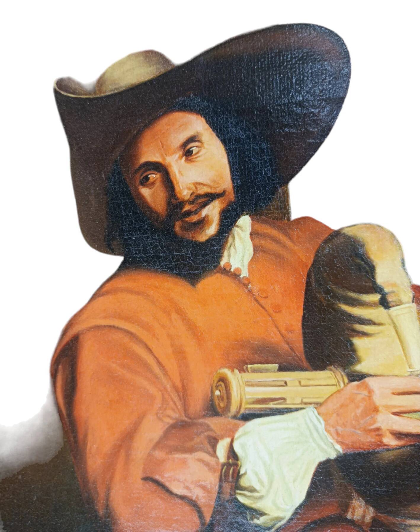 Portrait François Langlois, Bundgaard d'après van Dyck, 1943