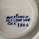 Vintage Dutch Delft Blue earthenware service for 5 cups and saucers.