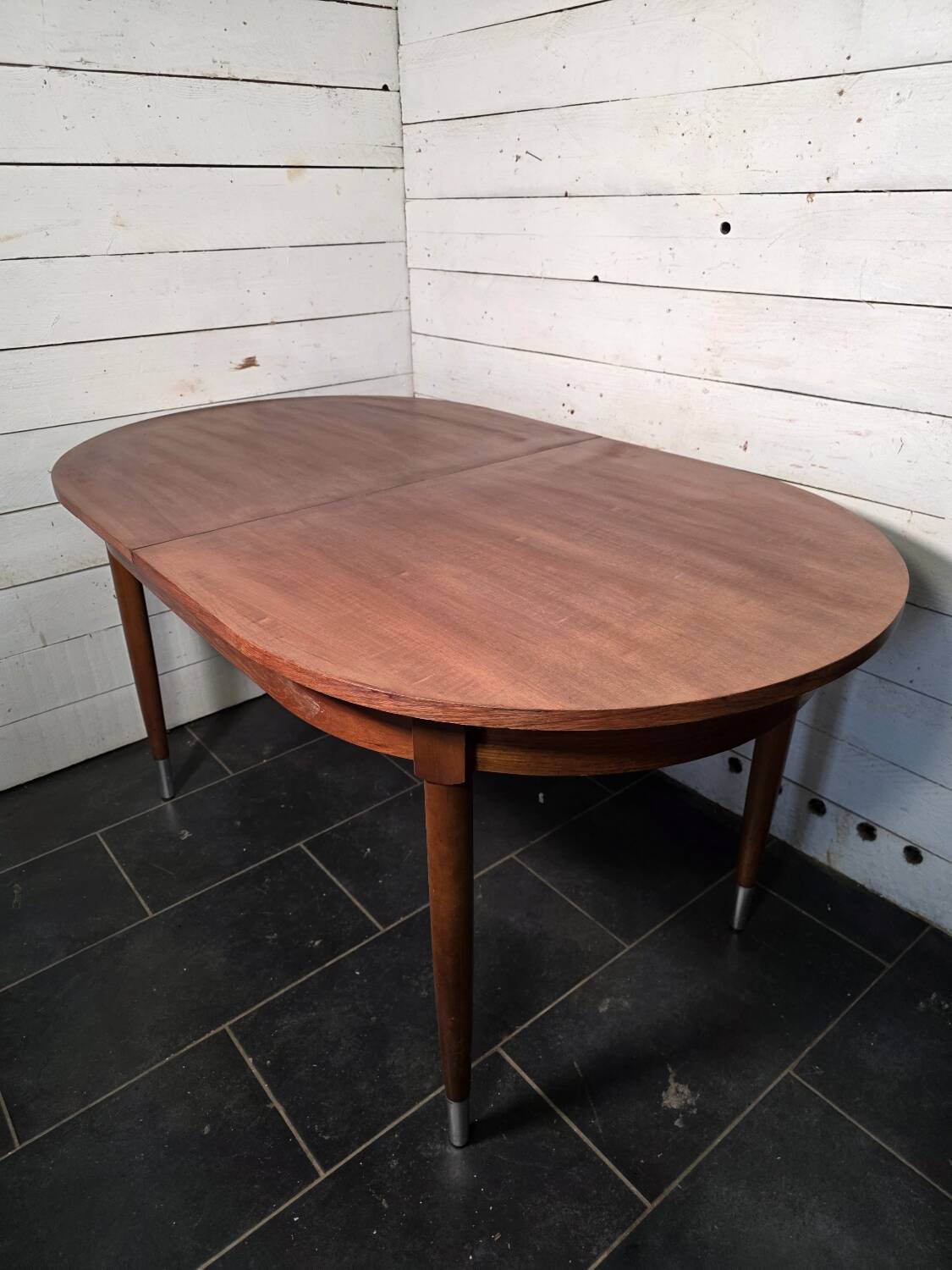 Scandinavian extendable teak table from the 1960s (butterfly extension)