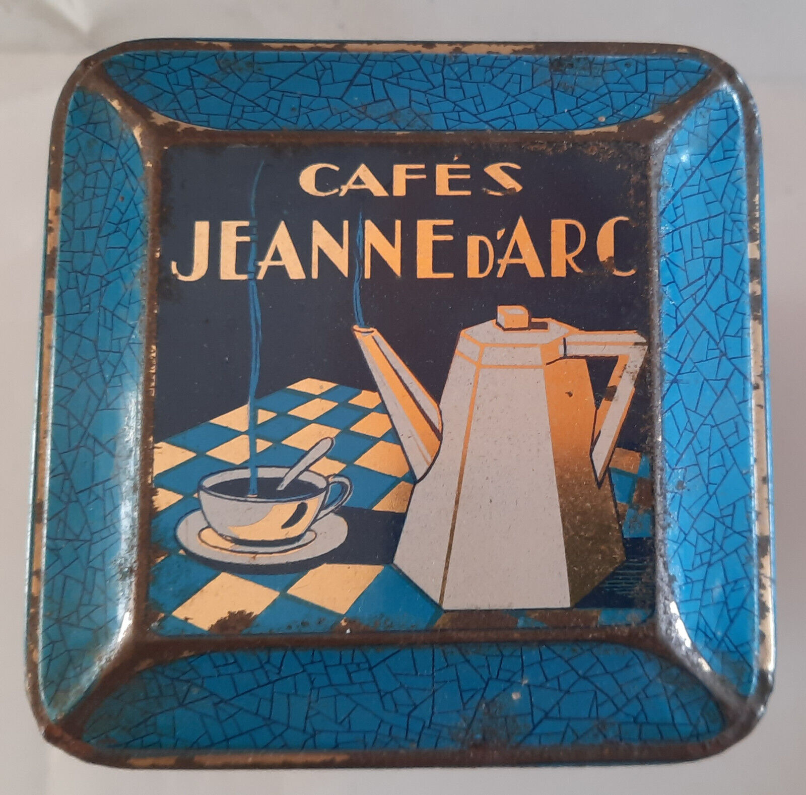 Former advertising box "Cafés Jeanne d'Arc" 1920