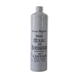 Bottle gré Marc de bourgnogne ancient writing