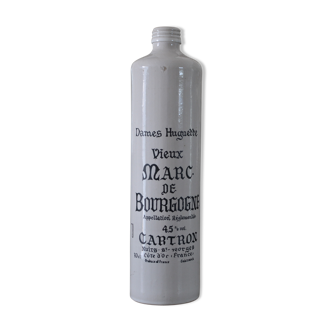 Bottle gré Marc de bourgnogne ancient writing