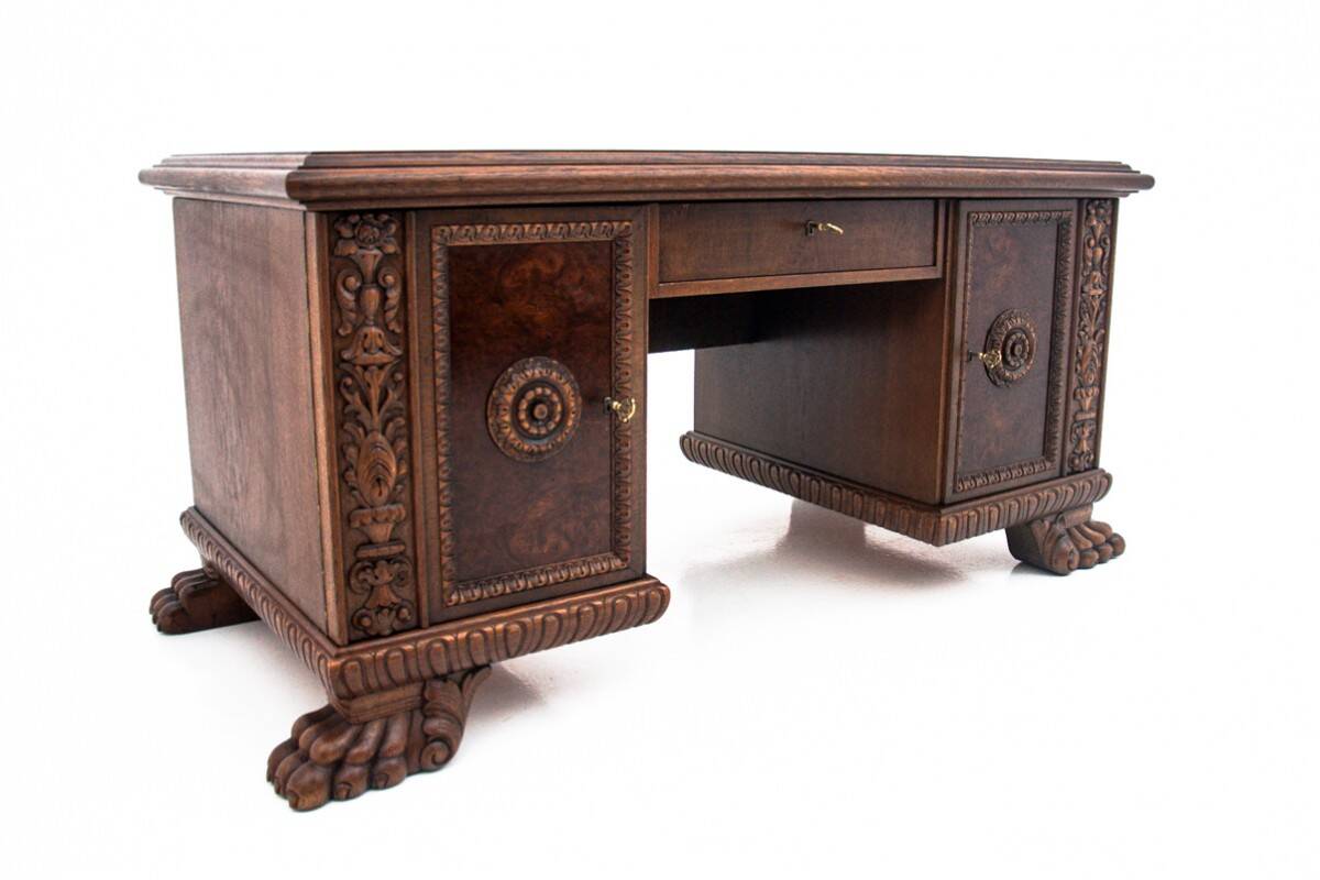 Cabinet set on lion's paws, Germany, early 20th century.