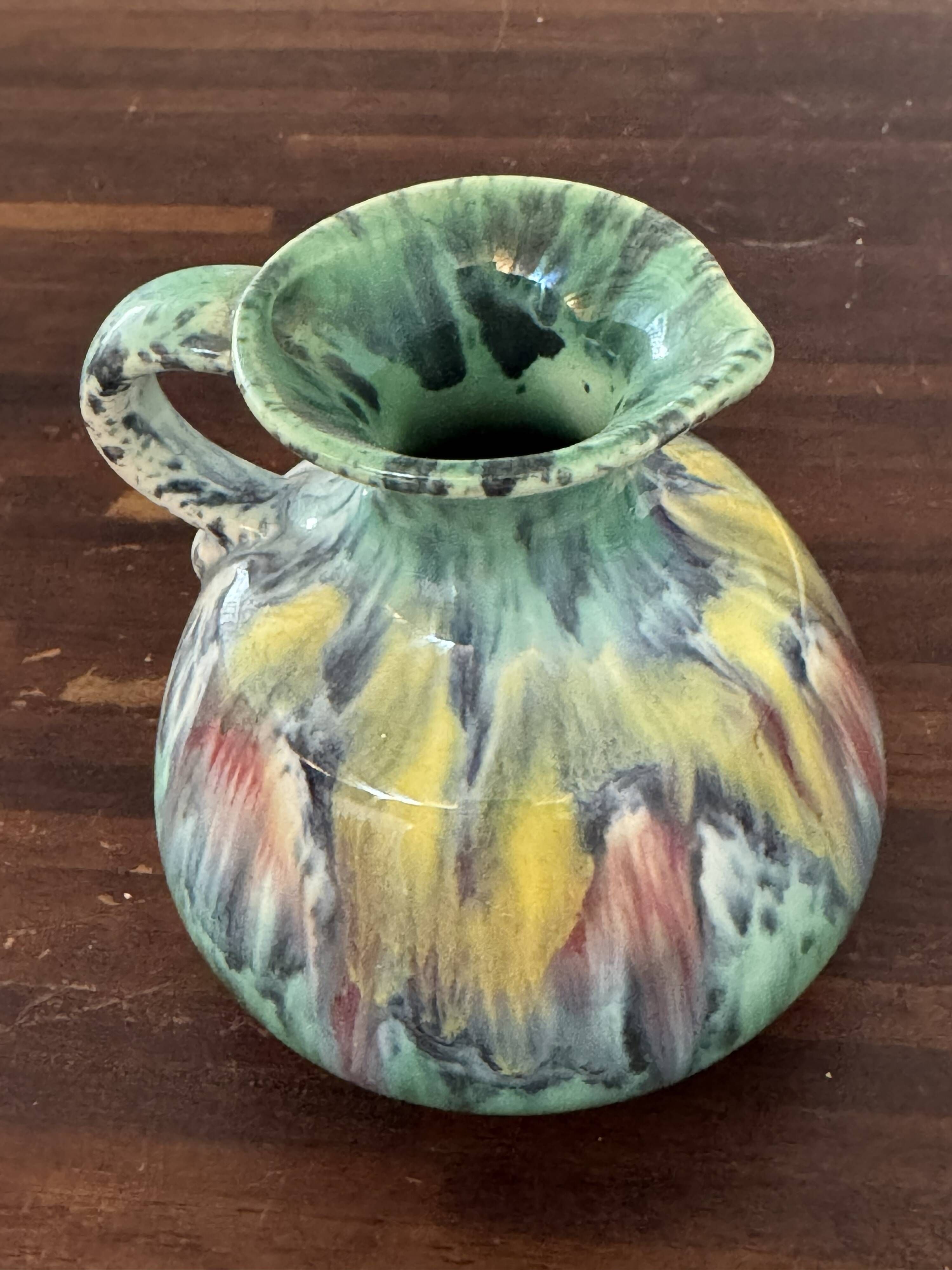 Small vintage jug vase West Germany 7530/10 ceramic Fat Lava