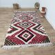 Handmade moroccan berber rug 254 x 136 cm