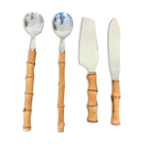 Salad cutlery and bamboo knives
