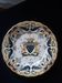 collectible plate decor Rouen Mont Saint Michel handmade