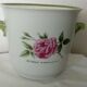 PORCELAIN POT COVER ALLEMAN'DE DECOR ROSES PIERRE JOSEPH REDOUTE