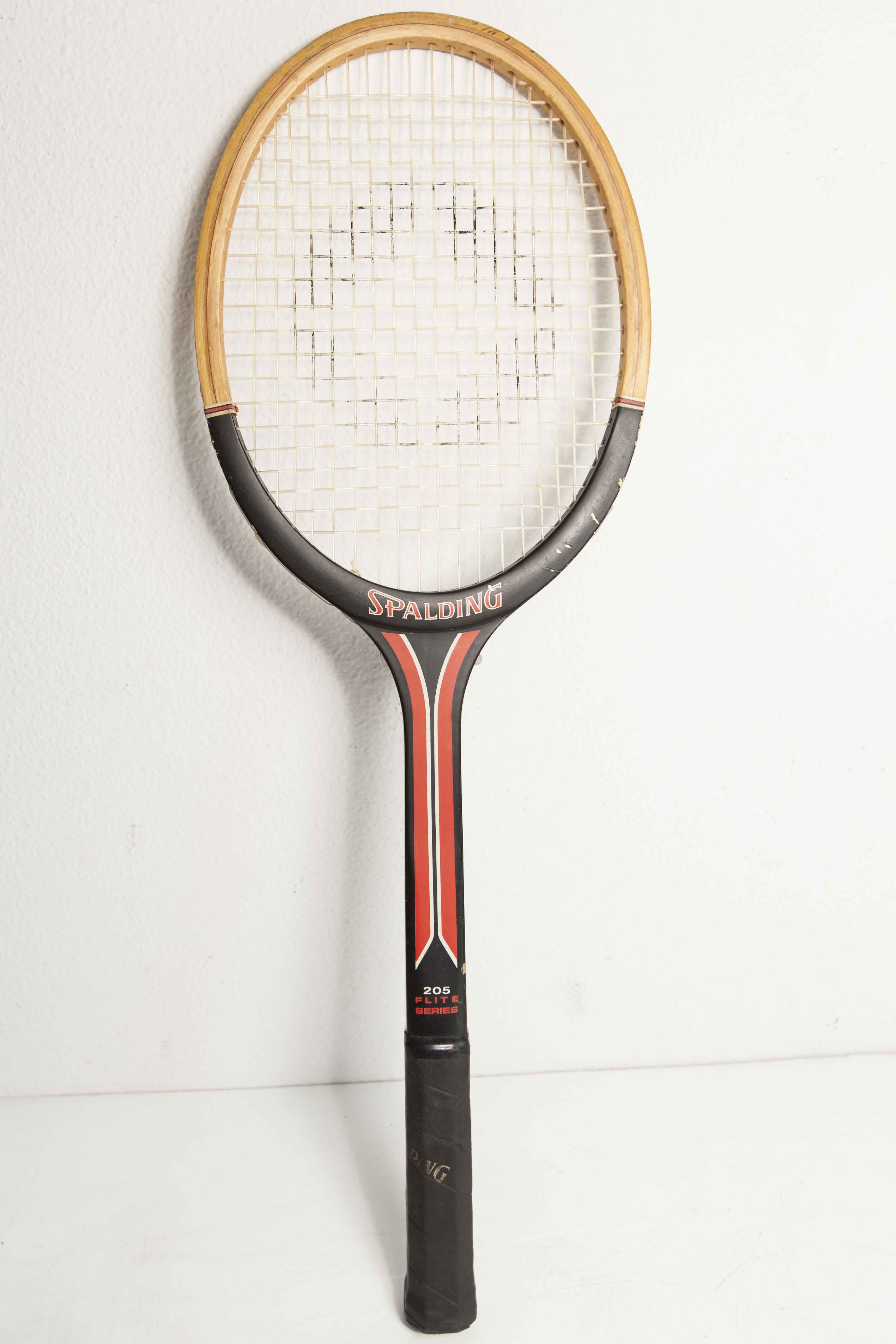 Raquette De Tennis Vintage Spalding Lotus One - Belgique Années 70 - Bon état