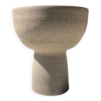 Pyrite stoneware standing bowl