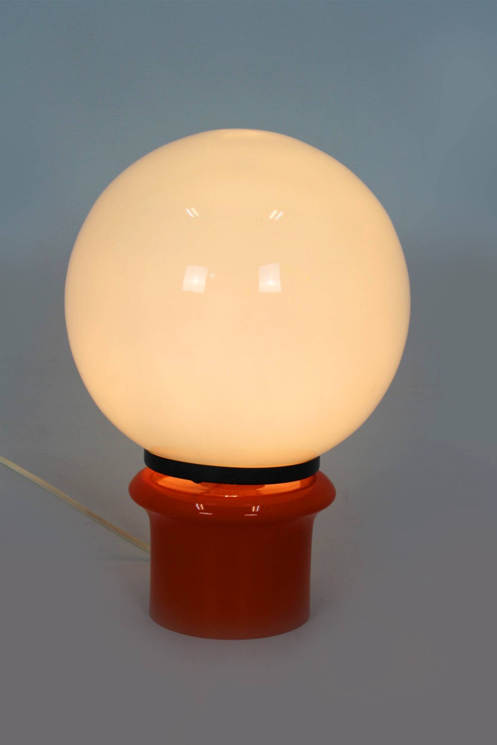 Vintage Czech Table Lamp from Osvitlováci Sklo, 1970s