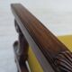 1920-30s, carved wood armchair, design after Georges Jacob, reupholstered.