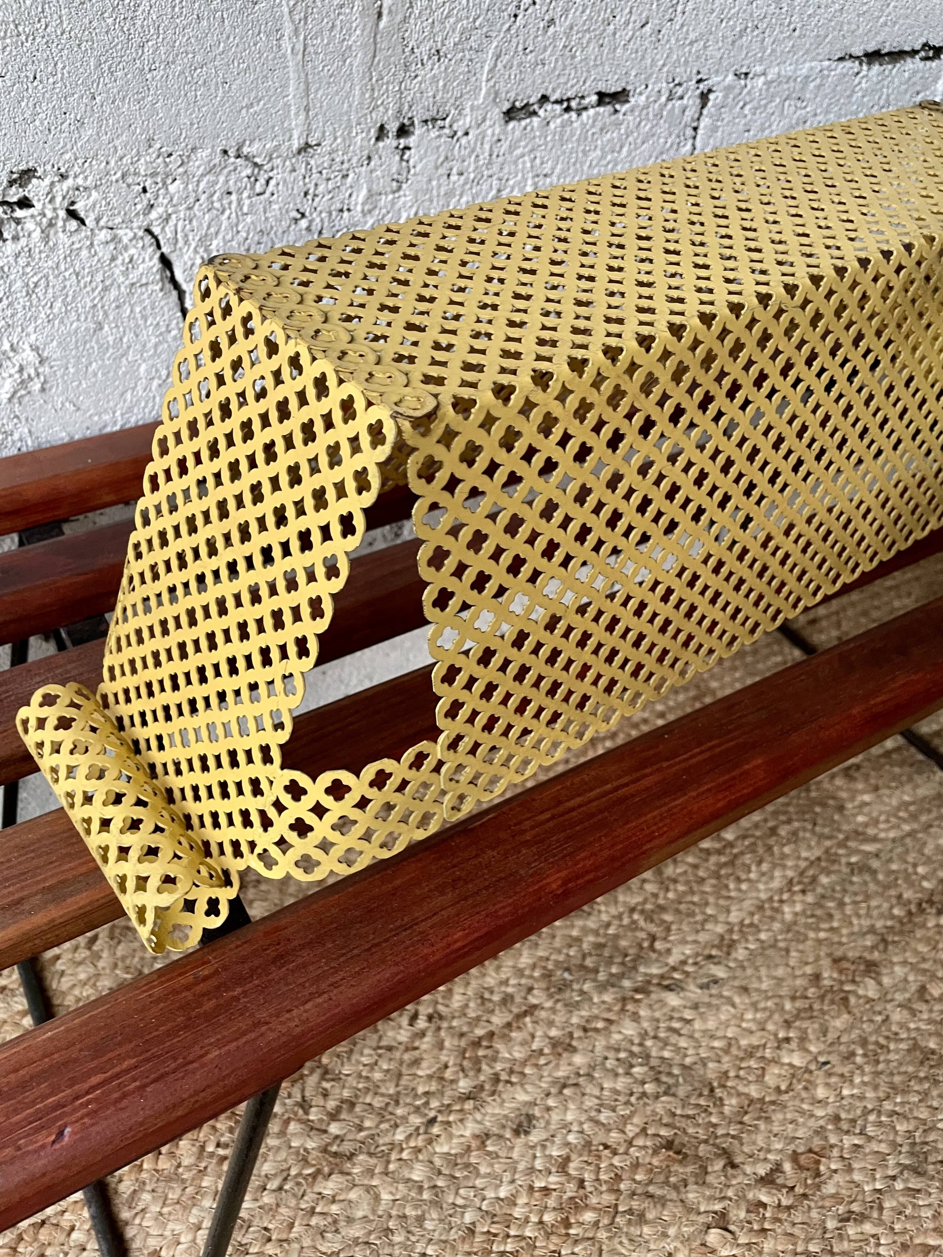 Perforated sheet metal planter