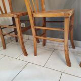 Chaises bistrot quatre vintage