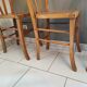 Vintage four-quarter bistro chairs