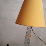 Lampe cristal verre soufflé et étiré Verrerie Paris