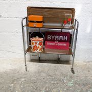 Vintage folding trolley with wheels